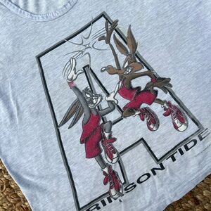 90s Alabama Crimson Tide Looney Tunes tank top